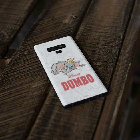 Disney Dumbo Classic sketched portrait Galaxy Note 9 Skin