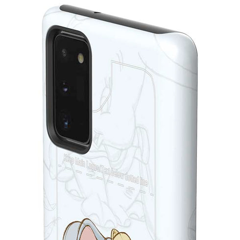 Disney Dumbo Classic sketched portrait Galaxy Note20 5G Pro Case