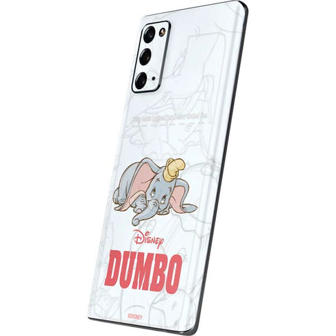Disney Dumbo Classic sketched portrait Galaxy Note20 5G Skin