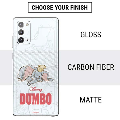 Disney Dumbo Classic sketched portrait Galaxy Note20 5G Skin