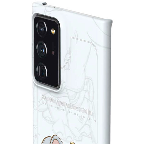 Disney Dumbo Classic sketched portrait Galaxy Note20 Ultra 5G Lite Case
