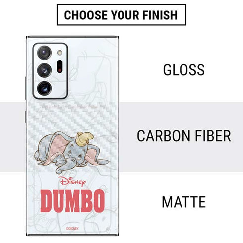 Disney Dumbo Classic sketched portrait Galaxy Note20 Ultra 5G Skin