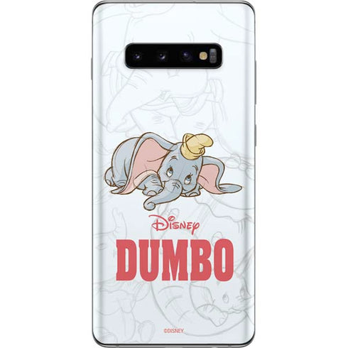 Disney Dumbo Classic sketched portrait Galaxy S10 Plus Skin