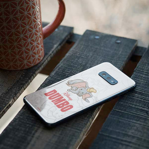 Disney Dumbo Classic sketched portrait Galaxy S10e Skin