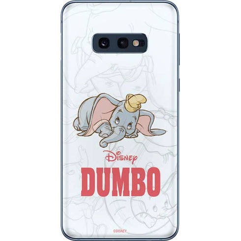 Disney Dumbo Classic sketched portrait Galaxy S10e Skin
