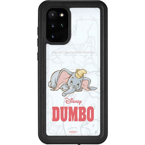 Disney Dumbo Classic sketched portrait Galaxy S20 Plus Waterproof Case