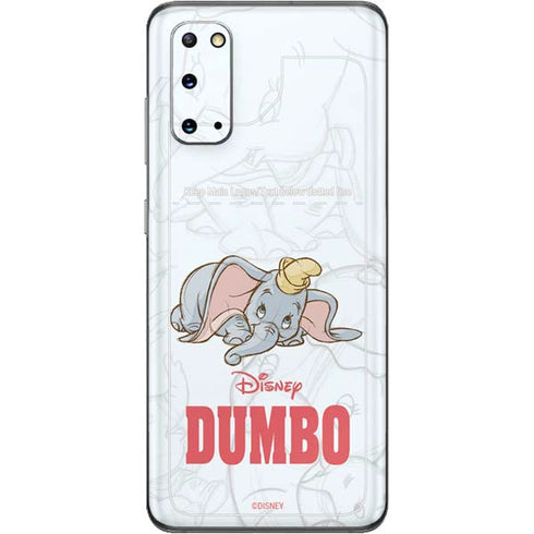 Disney Dumbo Classic sketched portrait Galaxy S20 Skin