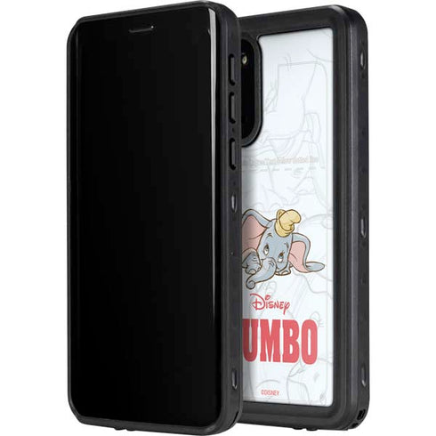 Disney Dumbo Classic sketched portrait Galaxy S20 Waterproof Case