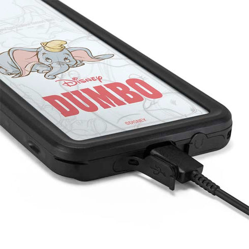 Disney Dumbo Classic sketched portrait Galaxy S20 Waterproof Case