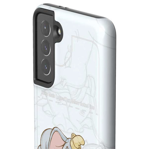 Disney Dumbo Classic sketched portrait Galaxy S21 5G Pro Case