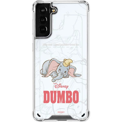 Disney Dumbo Classic sketched portrait Galaxy S21 Plus 5G Clear Case