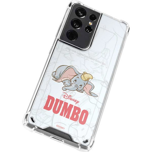Disney Dumbo Classic sketched portrait Galaxy S21 Ultra 5G Clear Case