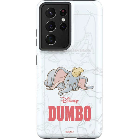 Disney Dumbo Classic sketched portrait Galaxy S21 Ultra 5G Pro Case