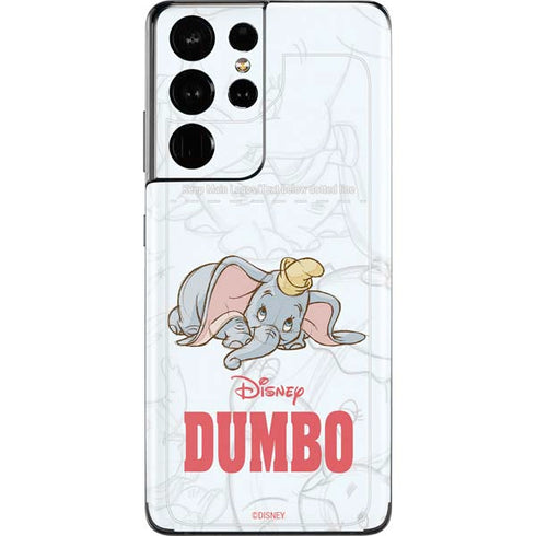 Disney Dumbo Classic sketched portrait Galaxy S21 Ultra 5G Skin