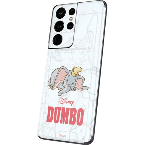 Disney Dumbo Classic sketched portrait Galaxy S21 Ultra 5G Skin