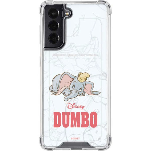 Disney Dumbo Classic sketched portrait Galaxy S22 Clear Case