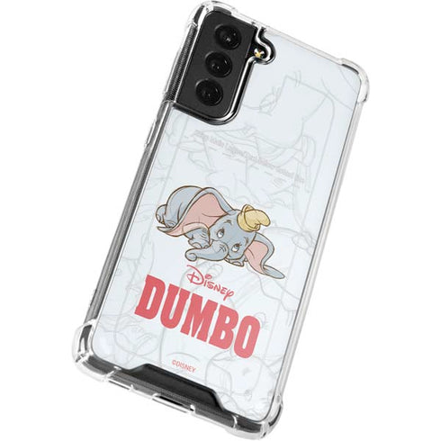 Disney Dumbo Classic sketched portrait Galaxy S22 Plus Clear Case