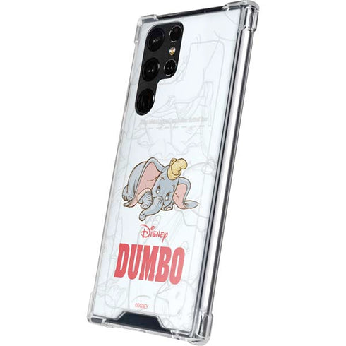 Disney Dumbo Classic sketched portrait Galaxy S22 Ultra Clear Case