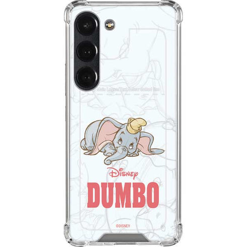 Disney Dumbo Classic sketched portrait Galaxy S23 Clear Case
