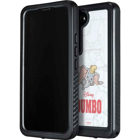 Disney Dumbo Classic sketched portrait Galaxy S23 Plus Waterproof Case