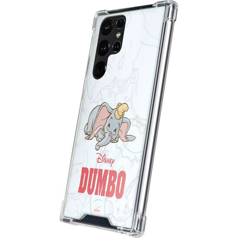 Disney Dumbo Classic sketched portrait Galaxy S23 Ultra Clear Case