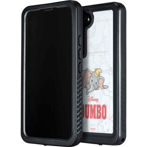 Disney Dumbo Classic sketched portrait Galaxy S23 Waterproof Case