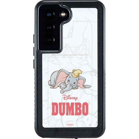 Disney Dumbo Classic sketched portrait Galaxy S23 Waterproof Case