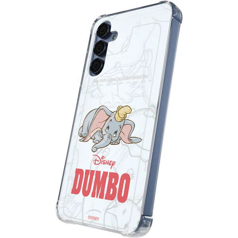 Disney Dumbo Classic sketched portrait Galaxy S24 Clear Case