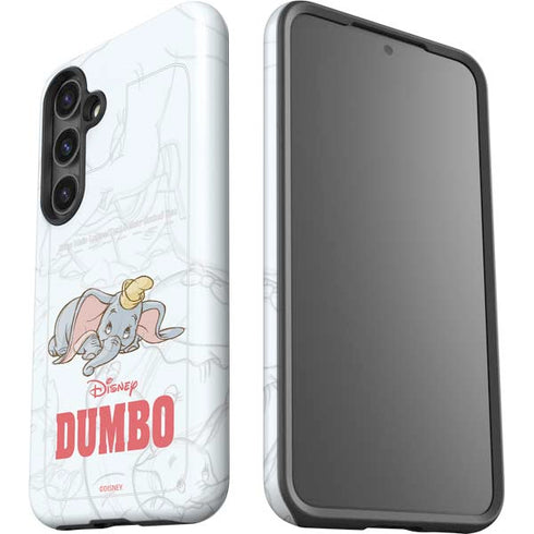 Disney Dumbo Classic sketched portrait Galaxy S24 Plus Impact Case