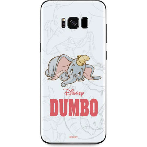 Disney Dumbo Classic sketched portrait Galaxy S8 Plus Skin