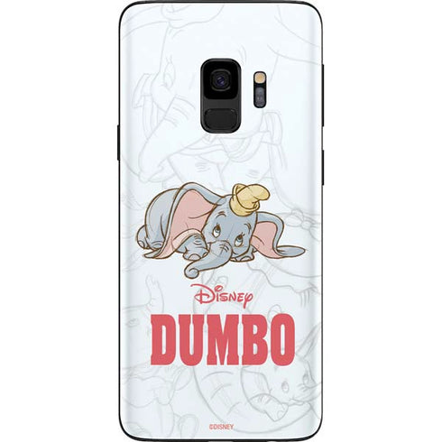 Disney Dumbo Classic sketched portrait Galaxy S9 Skin