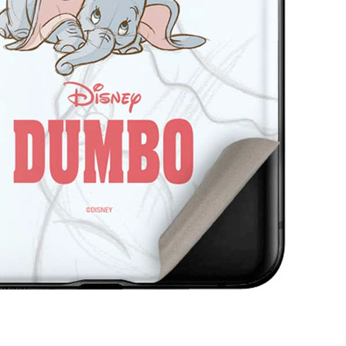 Disney Dumbo Classic sketched portrait Galaxy Z Flip Skin