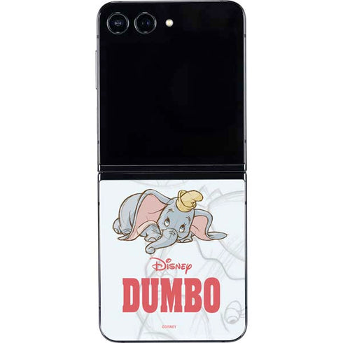 Disney Dumbo Classic sketched portrait Galaxy Z Flip5 5G Skin
