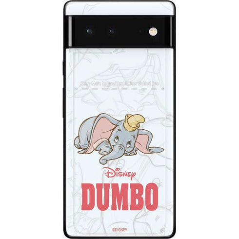 Disney Dumbo Classic sketched portrait Google Pixel 6 Skin