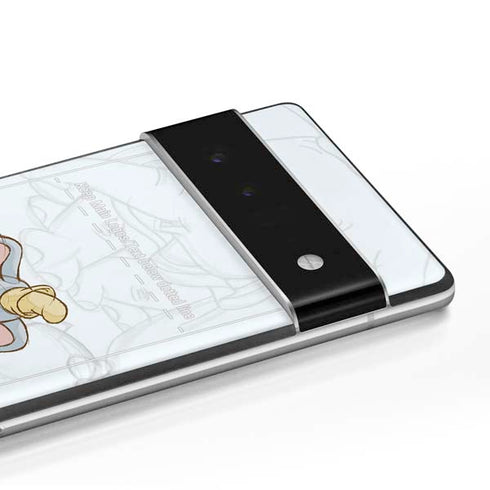 Disney Dumbo Classic sketched portrait Google Pixel 6 Skin