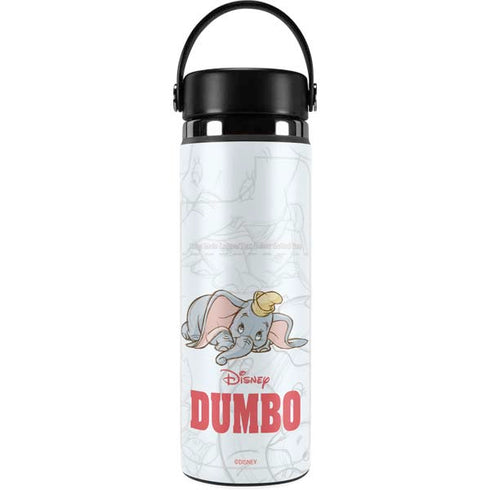 Disney Dumbo Classic sketched portrait Hydro Flask 20oz Wide Mouth Skin