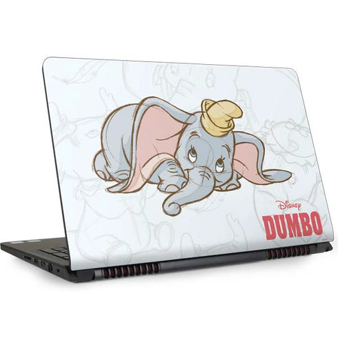 Disney Dumbo Classic sketched portrait Dell Inspiron Skin