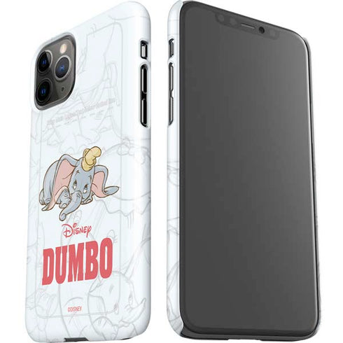 Disney Dumbo Classic sketched portrait iPhone 11 Pro Lite Case