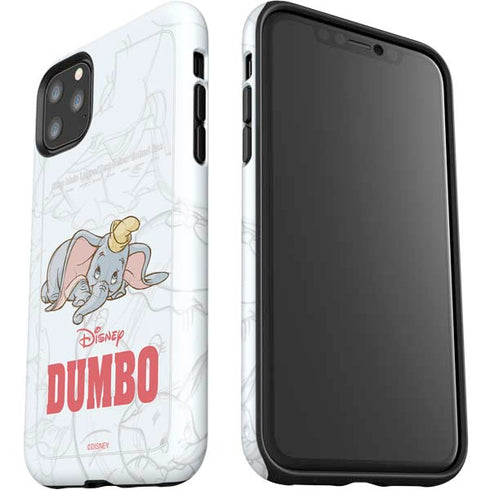 Disney Dumbo Classic sketched portrait iPhone 11 Pro Max Impact Case