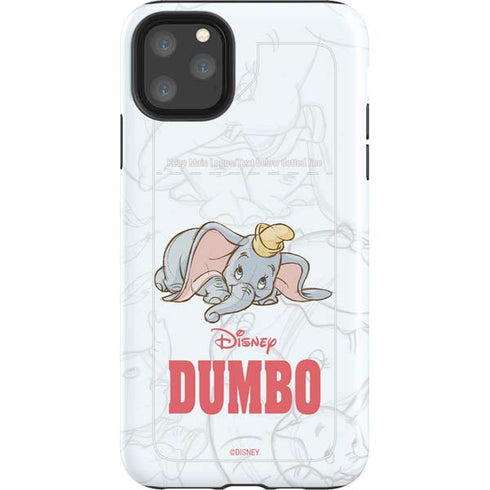 Disney Dumbo Classic sketched portrait iPhone 11 Pro Max Impact Case