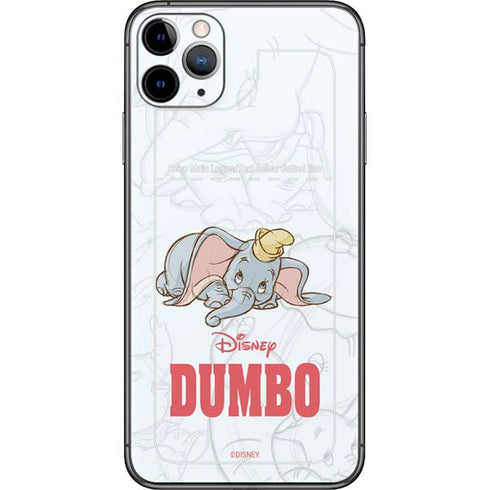 Disney Dumbo Classic sketched portrait iPhone 11 Pro Max Skin