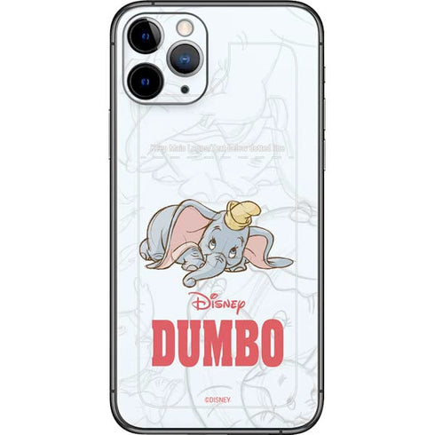 Disney Dumbo Classic sketched portrait iPhone 11 Pro Skin