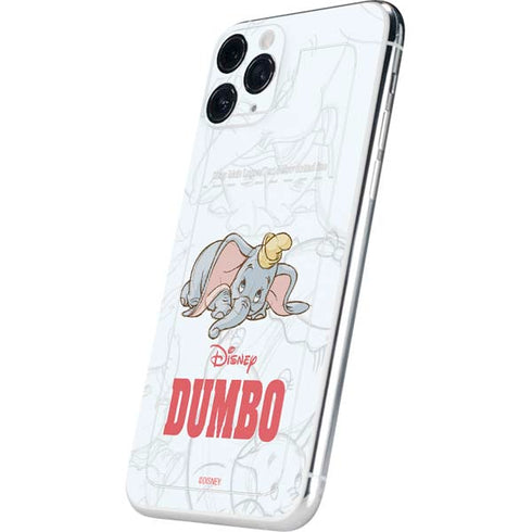 Disney Dumbo Classic sketched portrait iPhone 11 Pro Skin