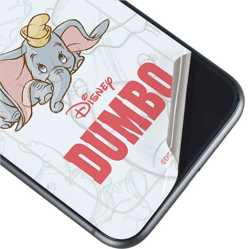 Disney Dumbo Classic sketched portrait iPhone 11 Skin