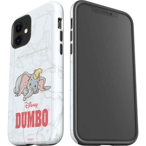 Disney Dumbo Classic sketched portrait iPhone 12 Impact Case