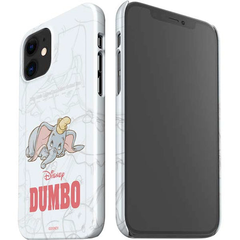 Disney Dumbo Classic sketched portrait iPhone 12 Mini Lite Case