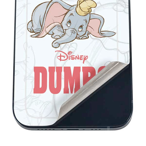 Disney Dumbo Classic sketched portrait iPhone 12 Mini Skin