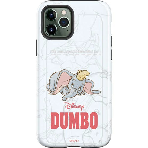 Disney Dumbo Classic sketched portrait iPhone 12 Pro Impact Case