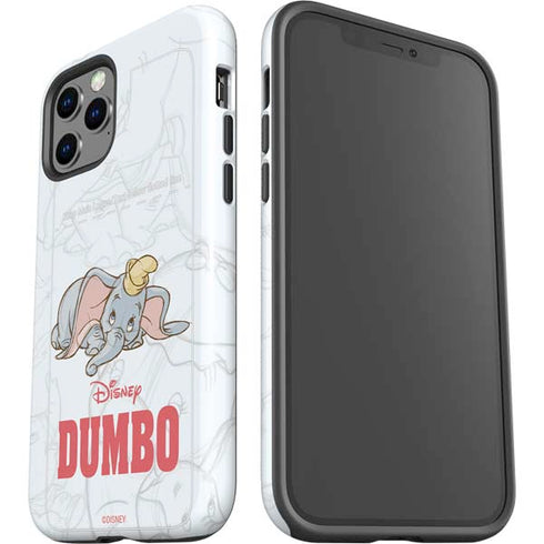 Disney Dumbo Classic sketched portrait iPhone 12 Pro Max Impact Case