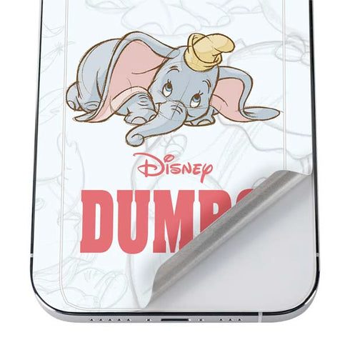 Disney Dumbo Classic sketched portrait iPhone 12 Pro Max Skin